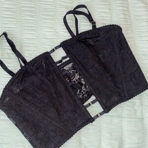 Elegant Black Lace Bralette